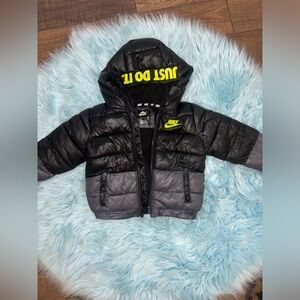 Black Nike Puffer Coat